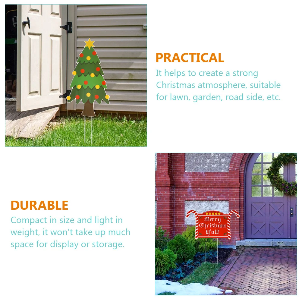 4Pcs Garden Stakes Xmas Cartoon Yard Signs Lovely Lawn Ornament Ground Inserted Decoration Party Festival Garden Decor
4Pcs Garden Stakes Xmas Cartoon Yard Signs Lovely Lawn Ornament Ground Inserted Decoration Party Festival Garden Decor