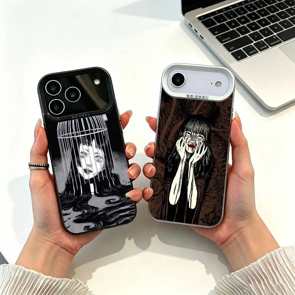 Anime Junji Ito -o Phone Case For iPhone 11 12 13 14 15 16 17 Pro Max Plus white silver Phone Cover
Anime Junji Ito -o Phone Case For iPhone 11 12 13 14 15 16 17 Pro Max Plus white silver Phone Cover