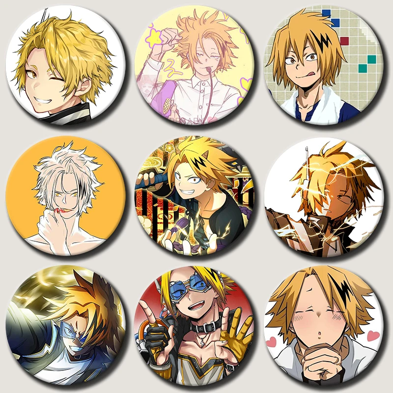 58mm Anime Character Denki Kaminari Soft Button Pin Hero Cartoon Brooch Creative Badge for Backpack Clothes Decoration Gift
58mm Anime Character Denki Kaminari Soft Button Pin Hero Cartoon Brooch Creative Badge for Backpack Clothes Decoration Gift