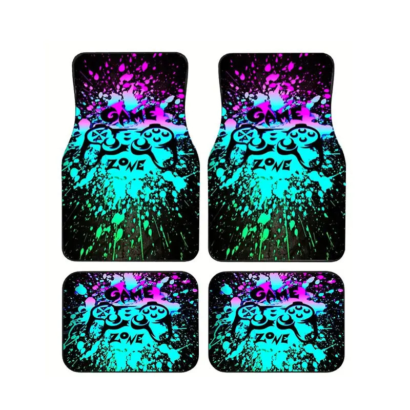Game Zone Splatter Car Floor Mats 4PCS Set Neon Paint Splash With Controller Graphic Universal For All Vehicles Interior
Game Zone Splatter Car Floor Mats 4PCS Set Neon Paint Splash With Controller Graphic Universal For All Vehicles Interior