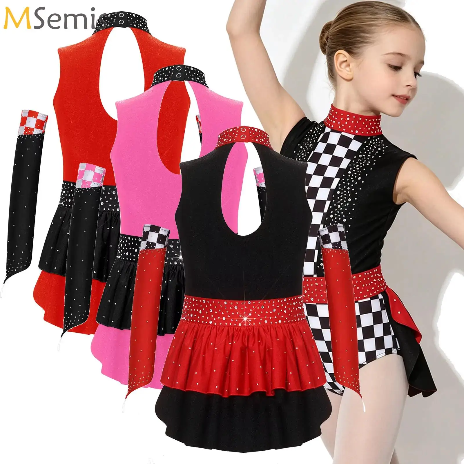 Girls Racer Circus Clown Overlay Jumpsuit Sparkle Ballet Dance Leotard Dress Gymnastics Modern Dance Outfits Performance Costume
Girls Racer Circus Clown Overlay Jumpsuit Sparkle Ballet Dance Leotard Dress Gymnastics Modern Dance Outfits Performance Costume