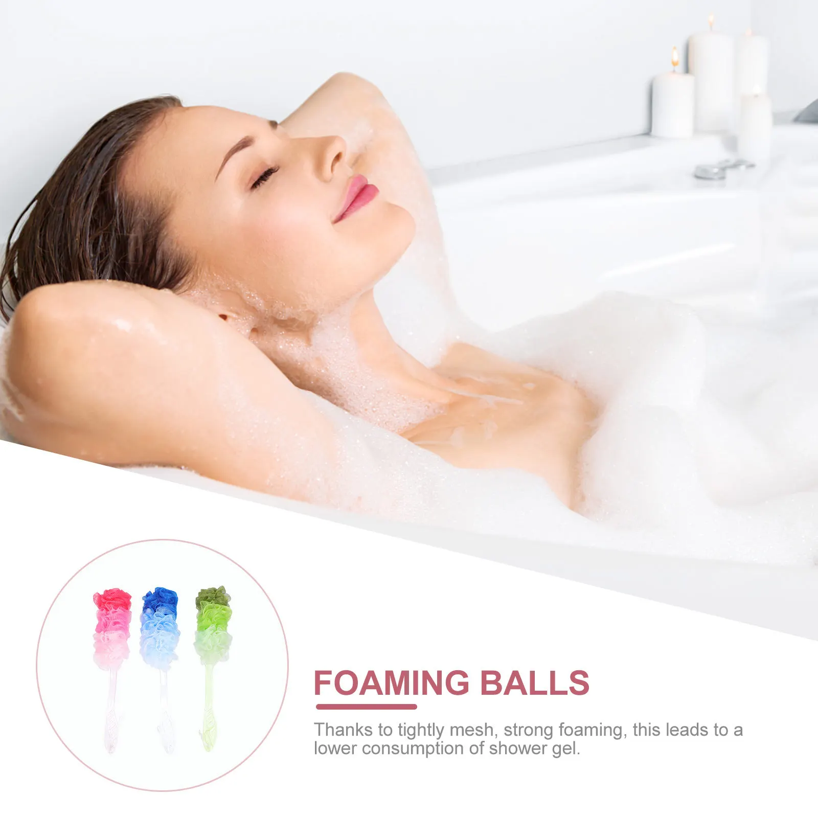 3Pcs Bath Scrubbers Supple Foaming Shower Balls Rich Bubbles Low Shower Gel Consumption Body Cleaning Tools Comfortable Bathing
3Pcs Bath Scrubbers Supple Foaming Shower Balls Rich Bubbles Low Shower Gel Consumption Body Cleaning Tools Comfortable Bathing
