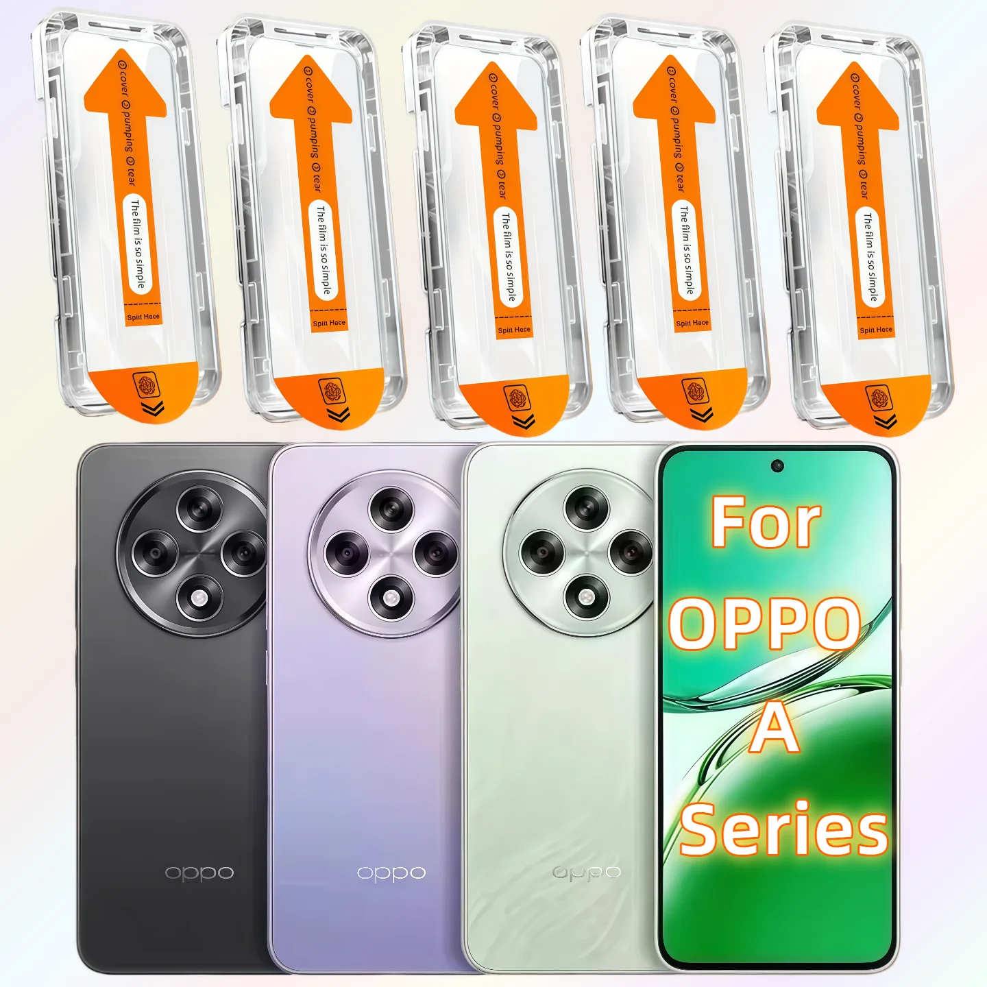 5PCS HD Tempered Glass Screen Protector for OPPO A1/A2/A3/A5/A7/A9/A35/A52/A53/A55/A56/A57/A58/A74/A97/A93/A72/A95/A96
5PCS HD Tempered Glass Screen Protector for OPPO A1/A2/A3/A5/A7/A9/A35/A52/A53/A55/A56/A57/A58/A74/A97/A93/A72/A95/A96