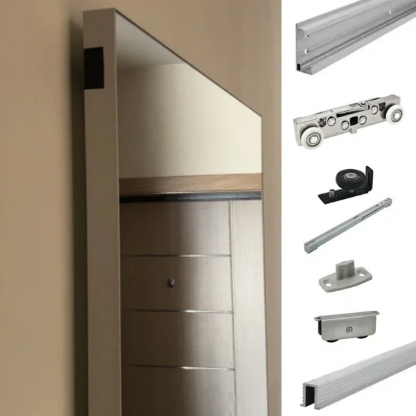 Accessories Kits for Invisible Sliding Door Kit Wooden Hidden Door Hardware With Soft Closing for Kitchen Bedroom Barn Door
Accessories Kits for Invisible Sliding Door Kit Wooden Hidden Door Hardware With Soft Closing for Kitchen Bedroom Barn Door
