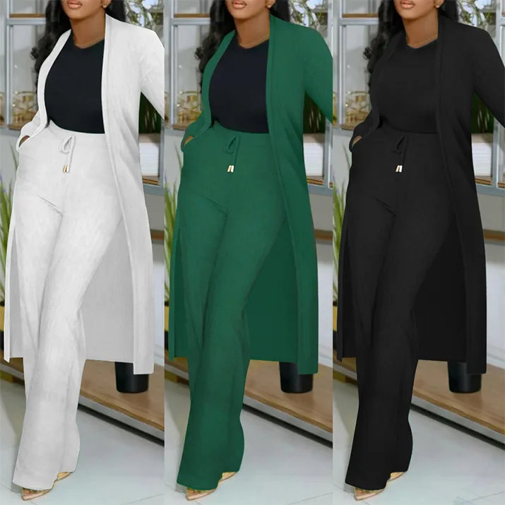 Pant Set Women Two Piece Sets Matching Sets Mid Length Coats Tops Wide Leg Long Pants Lace Up Elastic Waist Loose Y2k Streetwear
Pant Set Women Two Piece Sets Matching Sets Mid Length Coats Tops Wide Leg Long Pants Lace Up Elastic Waist Loose Y2k Streetwear