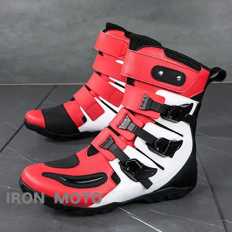 Motorcycle Boots Men Motocross Racing Boots Motobike High Shoes Wear Resistant Breathable Anti Fall Moto Protective Equipment
Motorcycle Boots Men Motocross Racing Boots Motobike High Shoes Wear Resistant Breathable Anti Fall Moto Protective Equipment