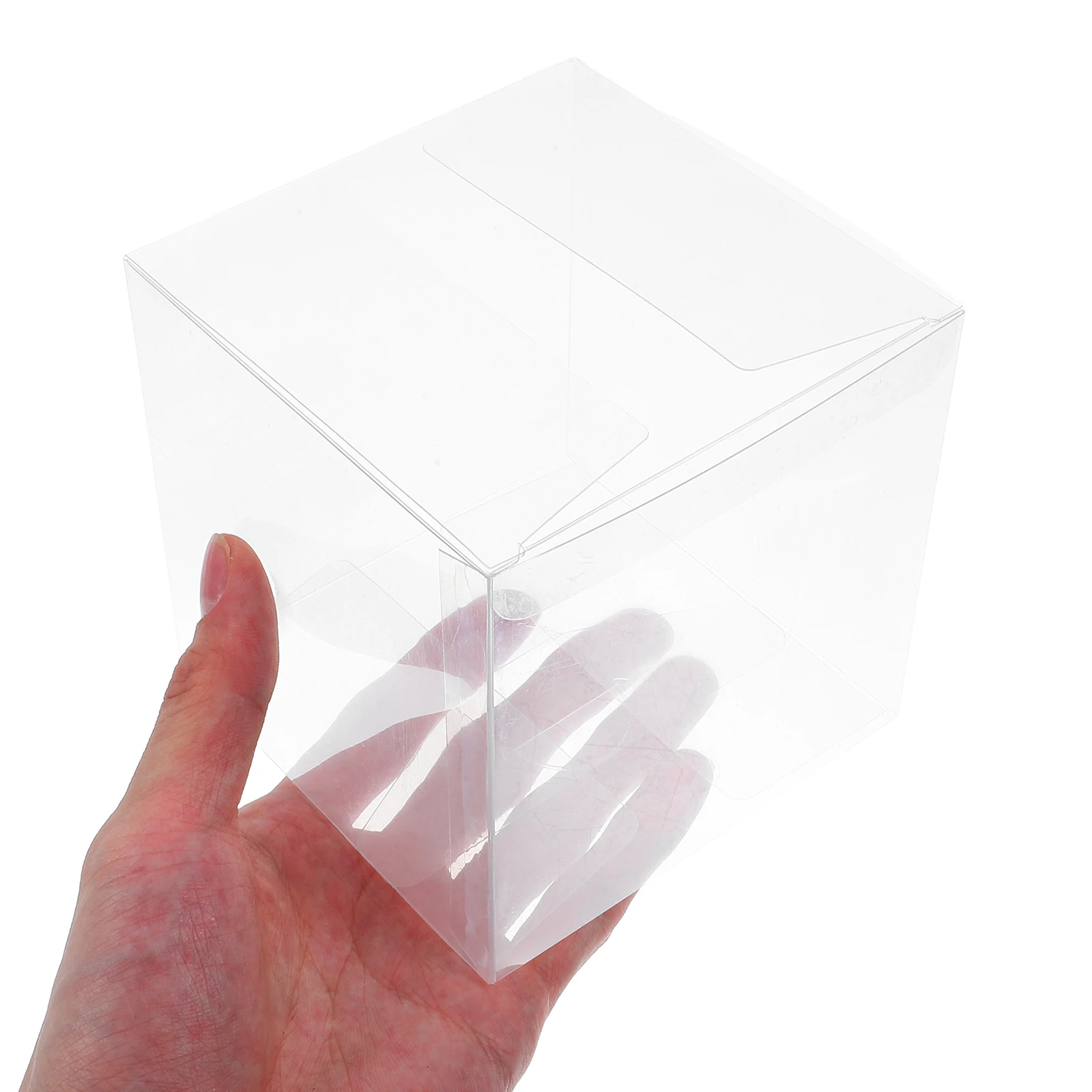 50pcs Transparent Gift Boxes Clear Plastic Packaging Rectangle Design Foldable Lid Material Storage Solution Present
50pcs Transparent Gift Boxes Clear Plastic Packaging Rectangle Design Foldable Lid Material Storage Solution Present