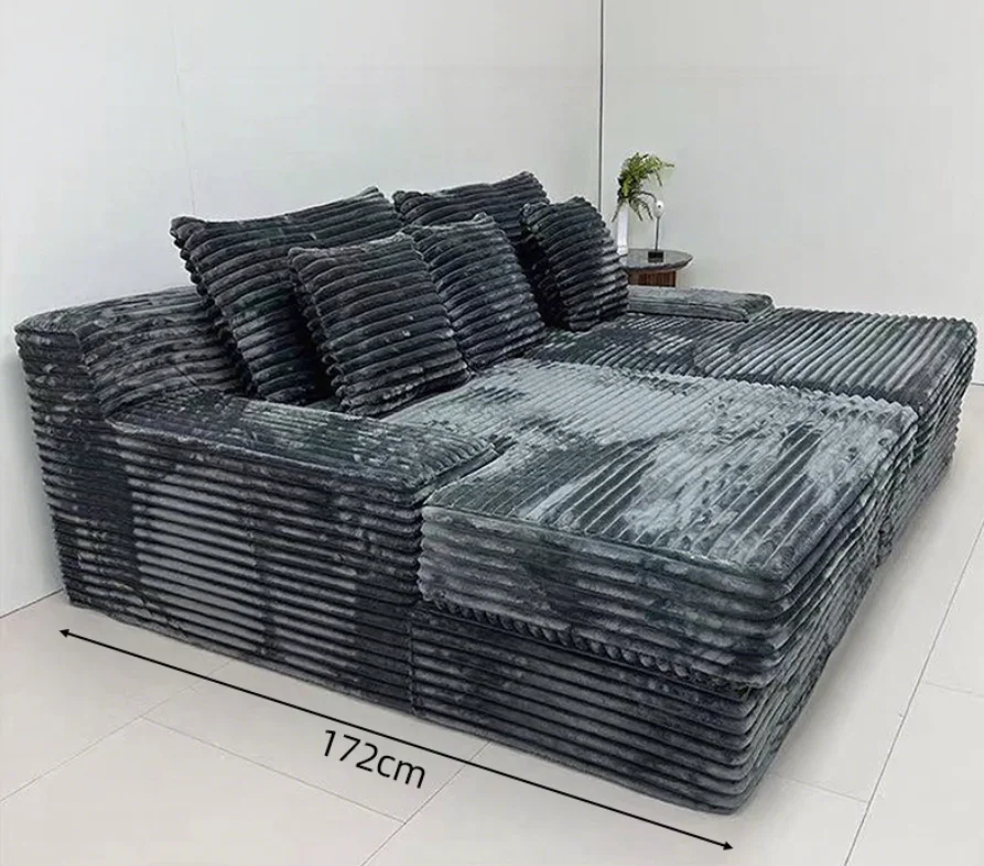 %High Quality Two Seat Sectional Sofa Large Chaise Lounge High Density Foam Compressible Roll-pack Modern Minimalist Design
%High Quality Two Seat Sectional Sofa Large Chaise Lounge High Density Foam Compressible Roll-pack Modern Minimalist Design