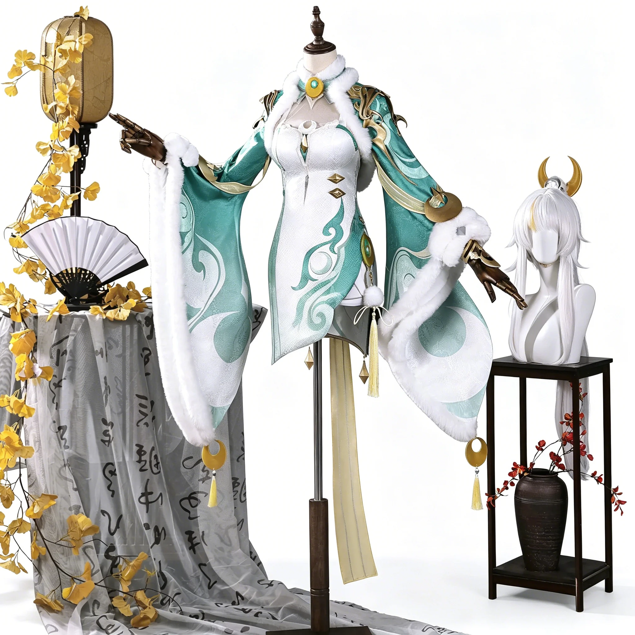 Genshin Impact Zibai Cosplay Costume Dress Hanfu Clothing Game Outfit Comic con Halloween Party for Women Female Role Play
Genshin Impact Zibai Cosplay Costume Dress Hanfu Clothing Game Outfit Comic con Halloween Party for Women Female Role Play