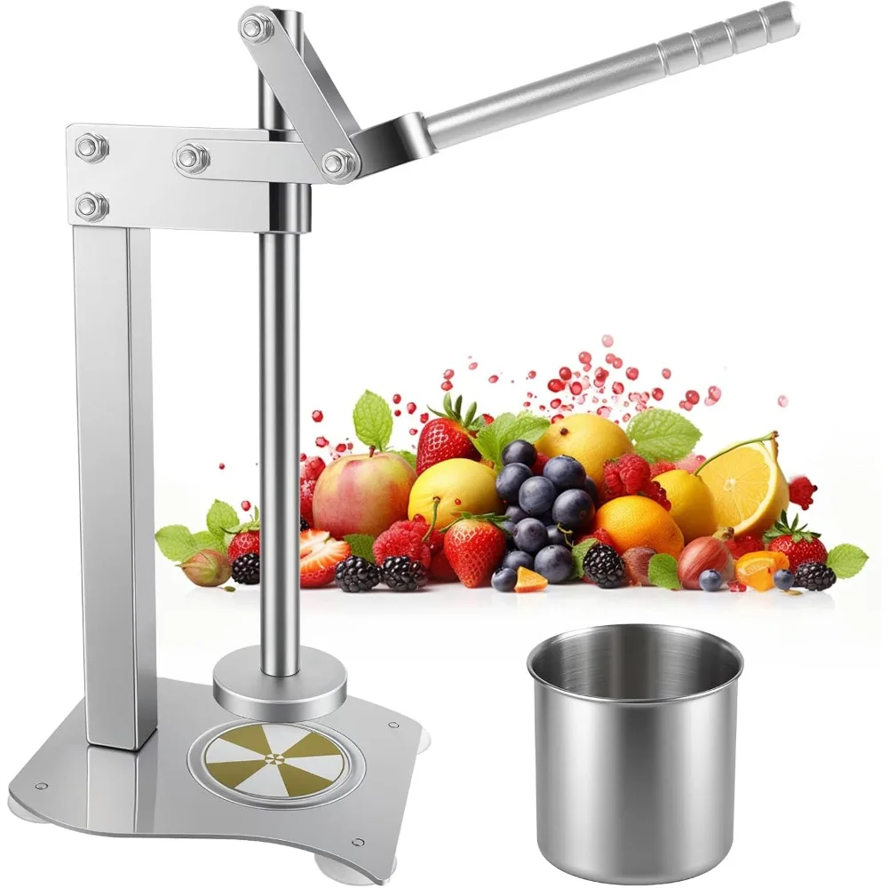Lemon press Squeezer, Stainless Steel Lemonade stand Fruit crusher, Manual Juicer Press, lemonade juicer machine with St
Lemon press Squeezer, Stainless Steel Lemonade stand Fruit crusher, Manual Juicer Press, lemonade juicer machine with St