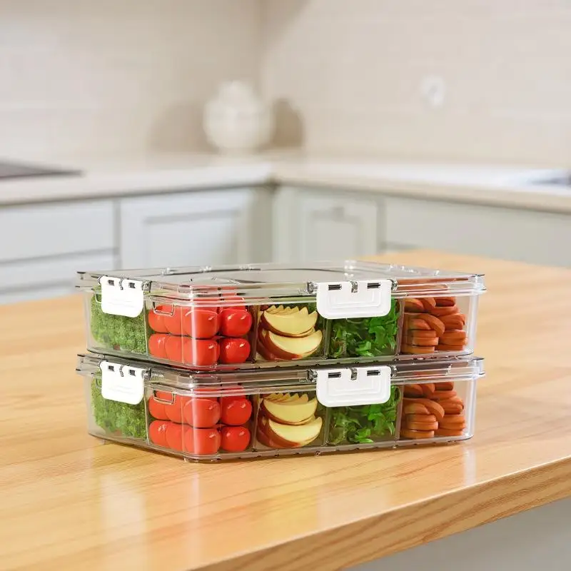 Divided Plate With Lid Food Storage Box Snack Box 8 Grid Snack Box Fruit Storage Box For Refrigerator Snack Vegetable Fruit Food
Divided Plate With Lid Food Storage Box Snack Box 8 Grid Snack Box Fruit Storage Box For Refrigerator Snack Vegetable Fruit Food