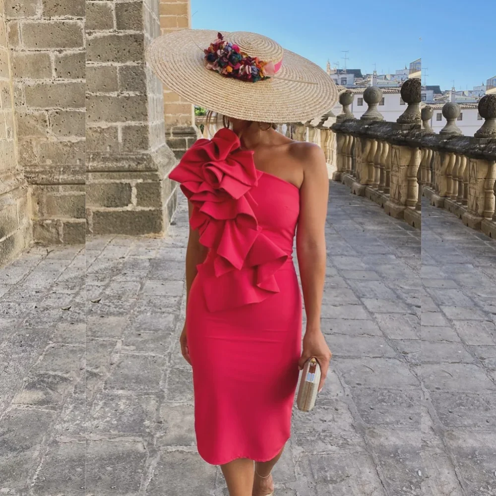 Customized Modern Style Jersey Pleat Sheath One-shoulder Knee Length Dresses Evening Dresses Classic Exquisite Pastrol Unisex Fo
Customized Modern Style Jersey Pleat Sheath One-shoulder Knee Length Dresses Evening Dresses Classic Exquisite Pastrol Unisex Fo