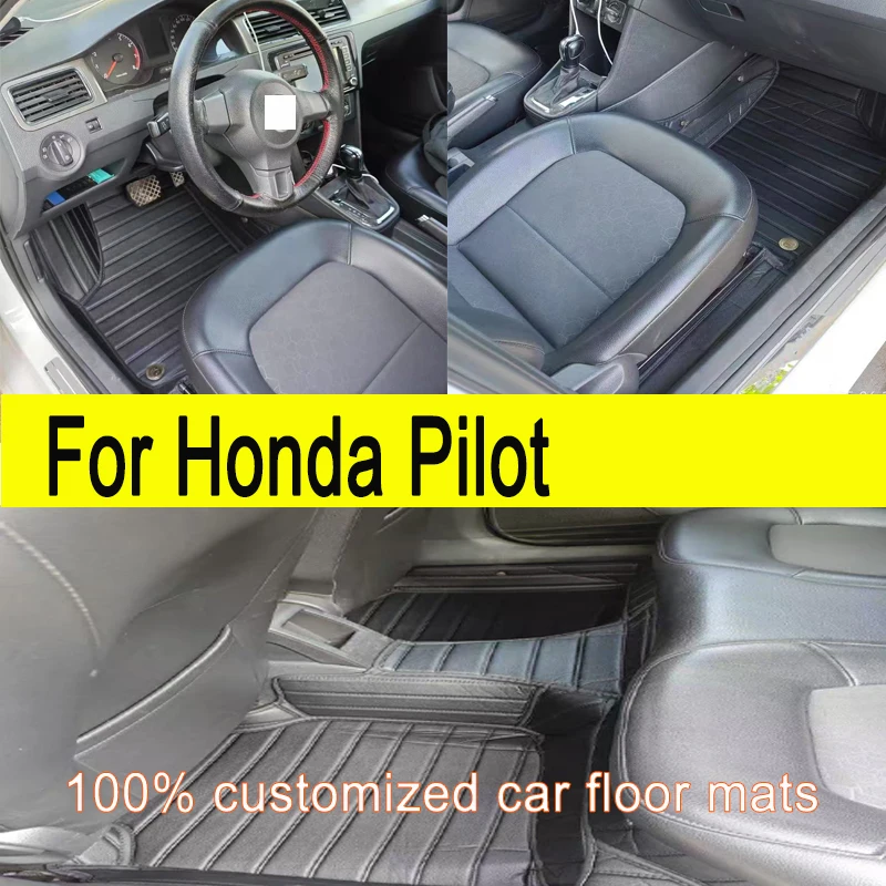 Custom Auto Luxury Leather Car Floor Mat For Honda Pilot 2016 2017 2018 2019 2020 Car Mat Full Set Women Waterproof Accessories
Custom Auto Luxury Leather Car Floor Mat For Honda Pilot 2016 2017 2018 2019 2020 Car Mat Full Set Women Waterproof Accessories