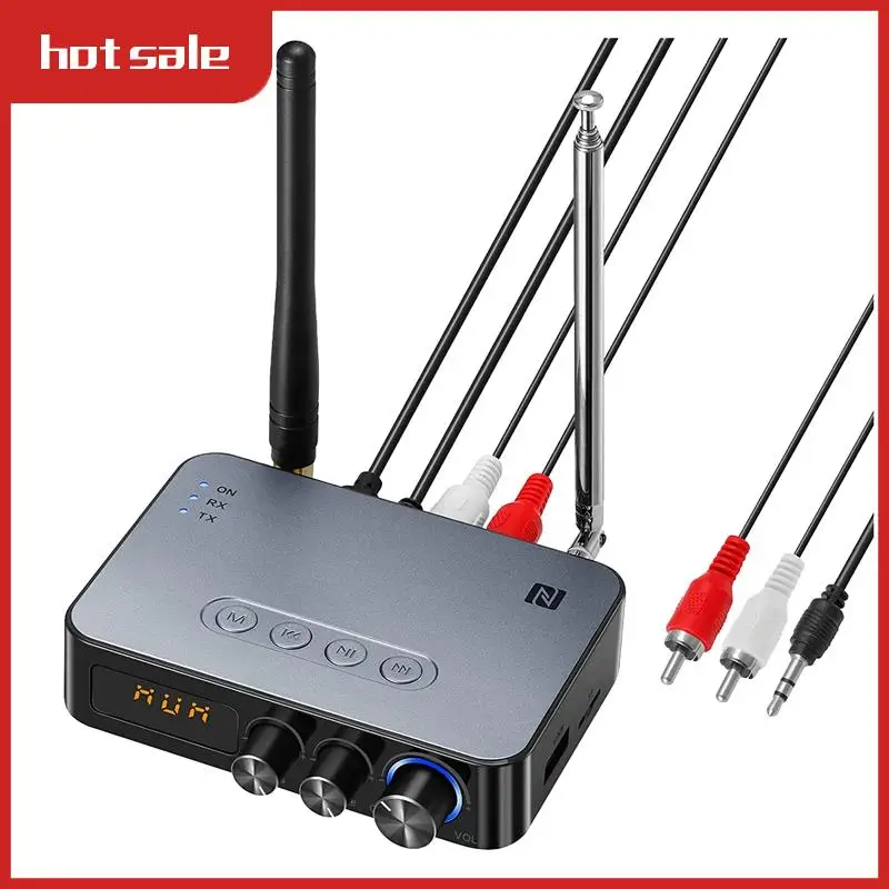 Bluetooth Adapter Audio Adapter Bluetooth 5.1 Transmitter Receiver For TV Home Stereo Wireless Audio Adapter With Remote Control
Bluetooth Adapter Audio Adapter Bluetooth 5.1 Transmitter Receiver For TV Home Stereo Wireless Audio Adapter With Remote Control