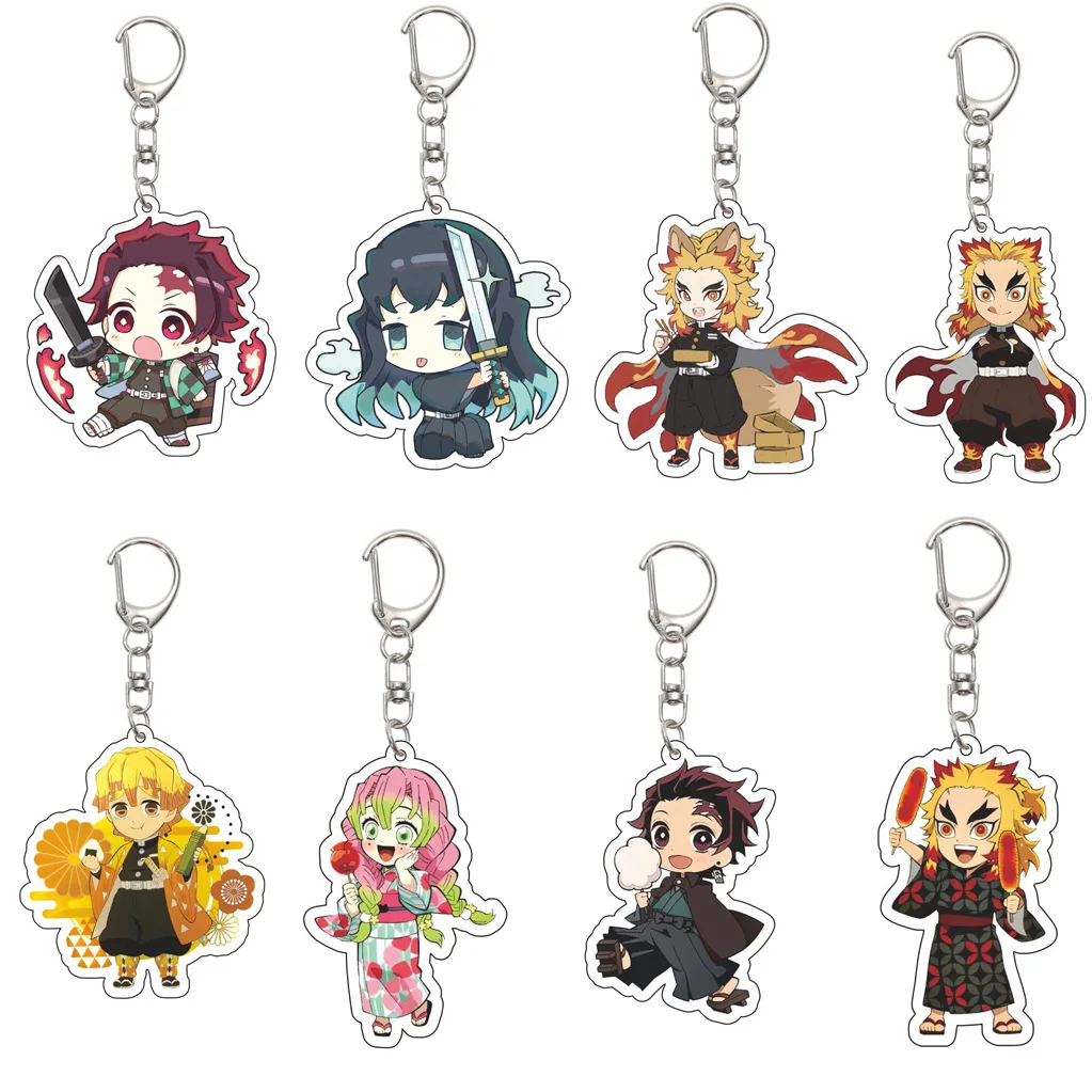 55MM Anime Demon Slayer Keychain Agatsuma Zen'itsu Kamado Tanjirō Tokitou Muichirou Rengoku Kyoujurou Keychain Christmas Gifts
55MM Anime Demon Slayer Keychain Agatsuma Zen'itsu Kamado Tanjirō Tokitou Muichirou Rengoku Kyoujurou Keychain Christmas Gifts