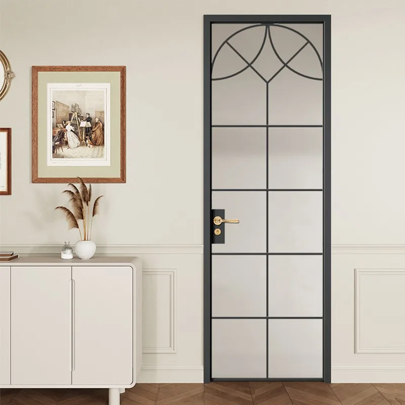 Simple French aluminum door bathroom glass household kitchen door waterproof bathroom Internet celebrity swing door black
Simple French aluminum door bathroom glass household kitchen door waterproof bathroom Internet celebrity swing door black