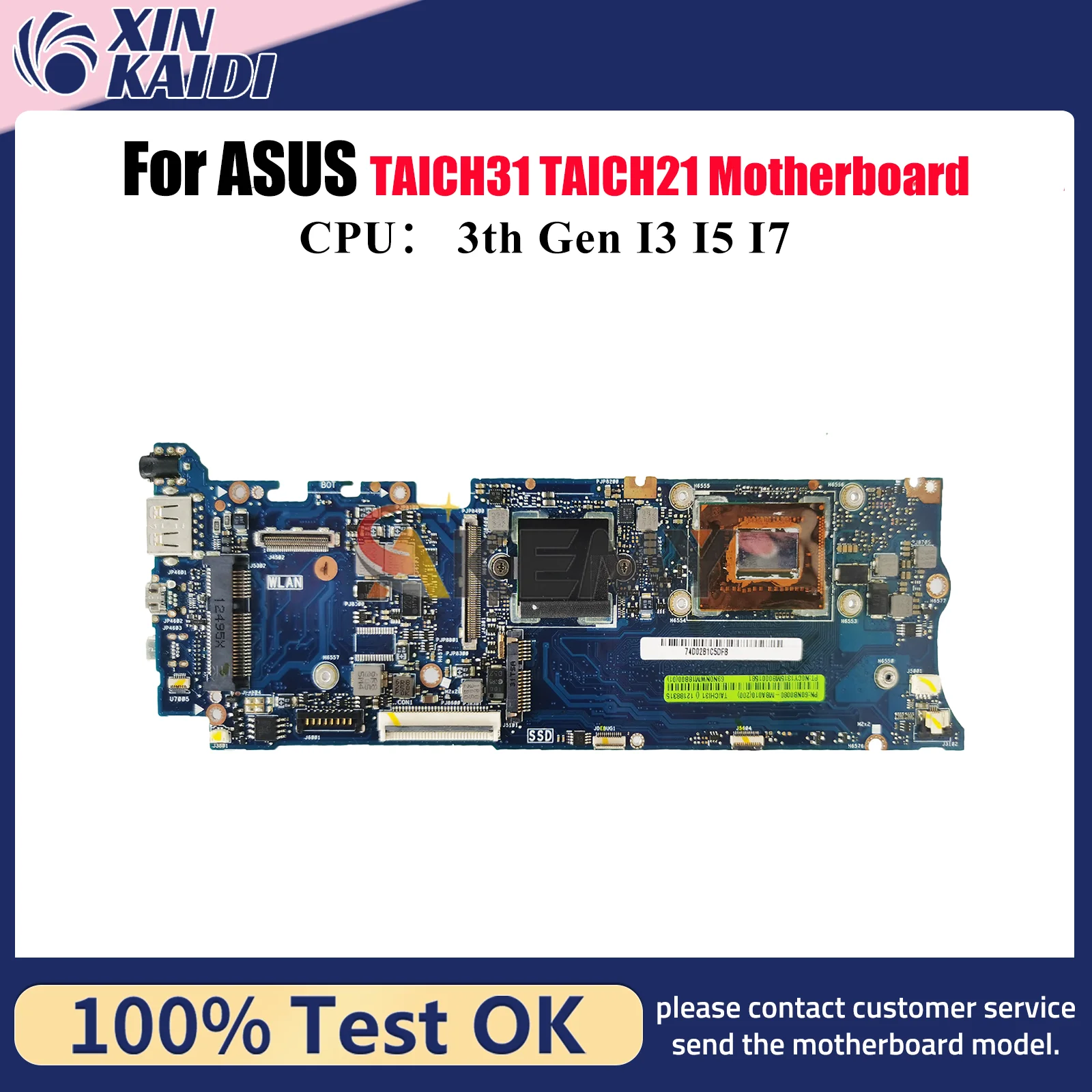 TAICHI31 Материнская плата для ноутбука ASUS ZenBook TAICH21 TAICH31 TAICHI Материнская плата для ноутбука с процессором 100% тестирование ОК быстрая доставка stk
TAICHI31 Материнская плата для ноутбука ASUS ZenBook TAICH21 TAICH31 TAICHI Материнская плата для ноутбука с процессором 100% тестирование ОК быстрая доставка stk