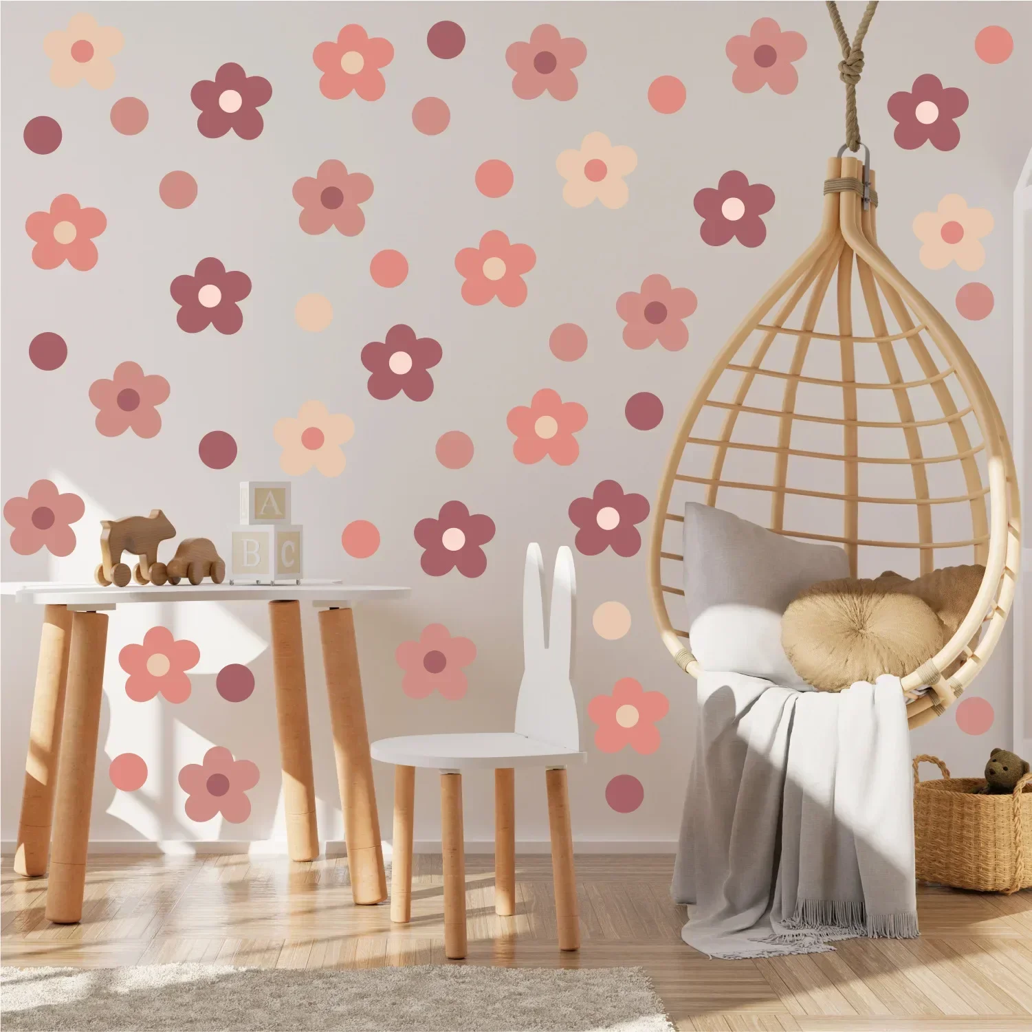 Colorful Boho Daisy Flower Wall Stickers Self-adhesive Wallpaper Children Room Kids Room Wall Decals Decorative Sticker for Wall
Colorful Boho Daisy Flower Wall Stickers Self-adhesive Wallpaper Children Room Kids Room Wall Decals Decorative Sticker for Wall