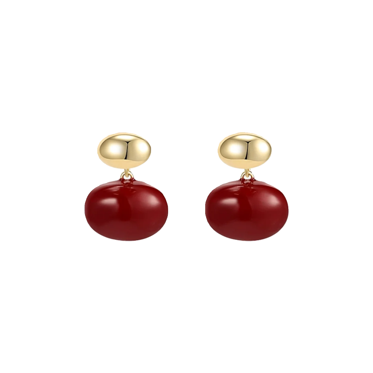 Retro red earrings, light luxury two earrings, no ear piercings, ear clips for women
Retro red earrings, light luxury two earrings, no ear piercings, ear clips for women