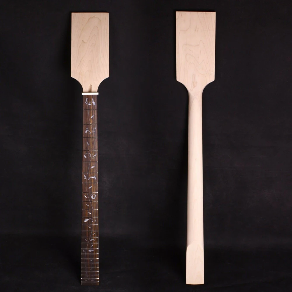 Maple Bass Guitar neck 24 fret 34 Inch Inlay Guitar Neck Replacement #B2 NUT 42mm heel 65 mm
Maple Bass Guitar neck 24 fret 34 Inch Inlay Guitar Neck Replacement #B2 NUT 42mm heel 65 mm