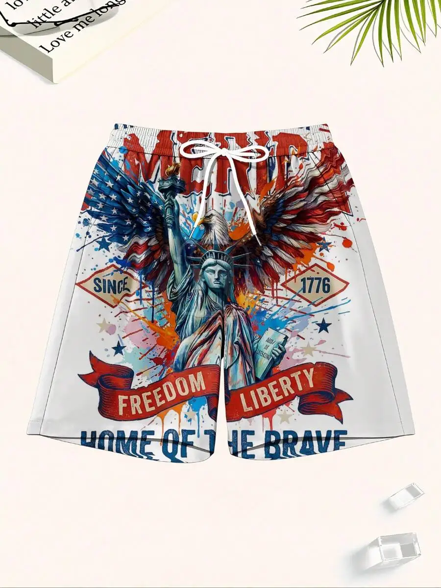 Mens American Flag Eagle Statue Of Liberty Swim Trunks Freedom Liberty Since 1776 Home Of The Brave
Mens American Flag Eagle Statue Of Liberty Swim Trunks Freedom Liberty Since 1776 Home Of The Brave