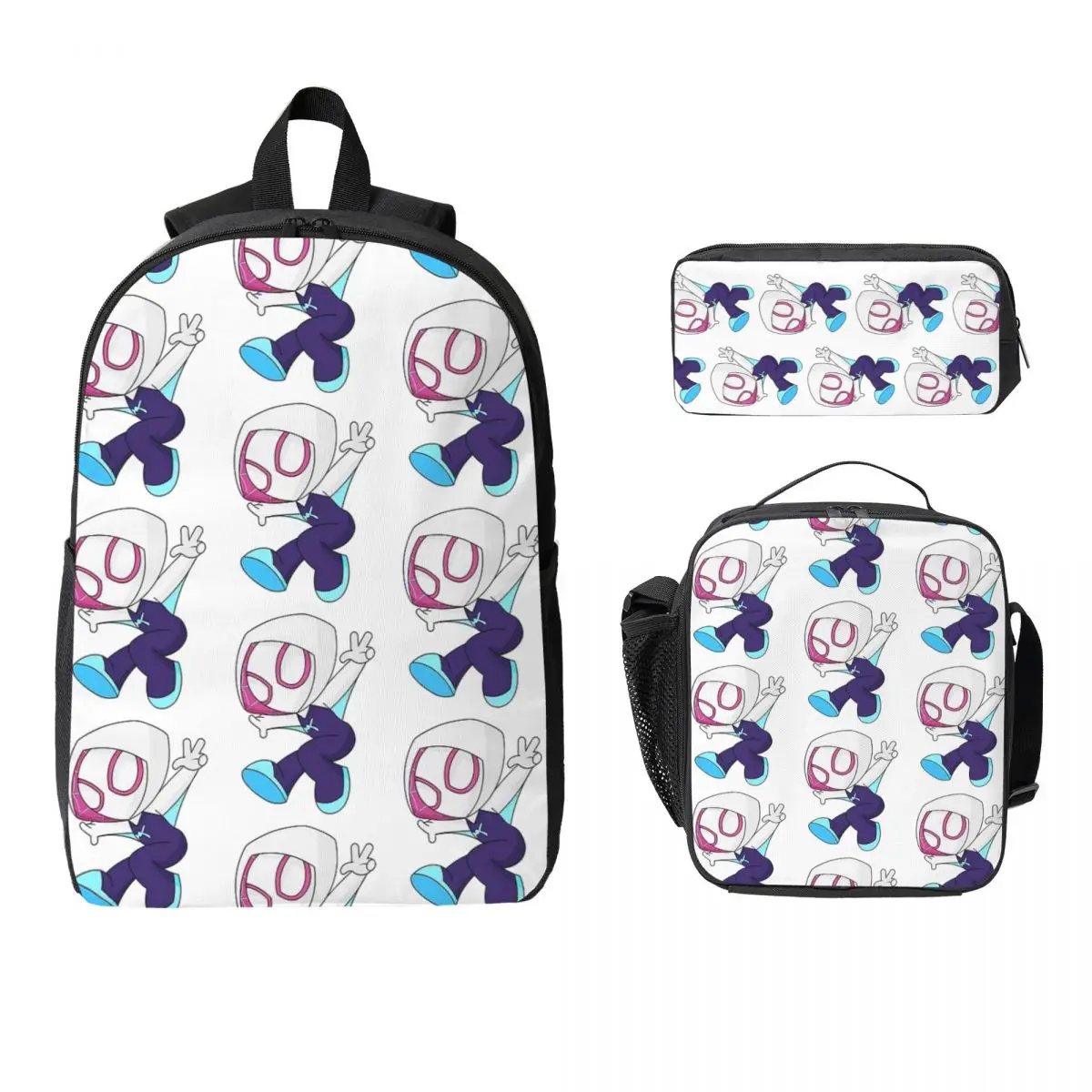 Ghost Spider Girl Backpack Student Boys Girls BookBag School Bag Laptop Shoulder Bags 3ps Insulated Lunch Bag Pencil Case
Ghost Spider Girl Backpack Student Boys Girls BookBag School Bag Laptop Shoulder Bags 3ps Insulated Lunch Bag Pencil Case