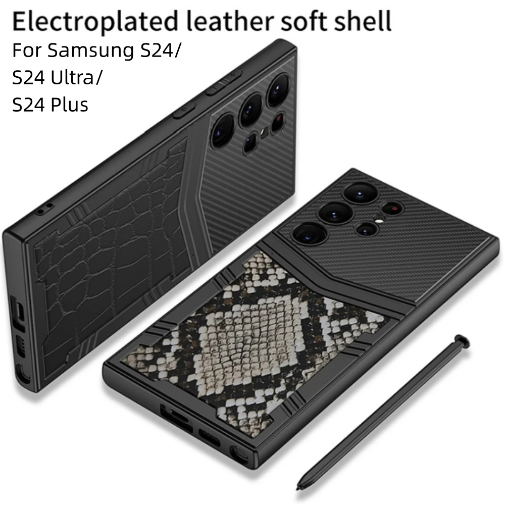 Кожаный защитный чехол для телефона Samsung S24/S24 Ultra/S24 Plus, сменный фитинг для сотового телефона, аксессуар, черный чехол для телефона
Кожаный защитный чехол для телефона Samsung S24/S24 Ultra/S24 Plus, сменный фитинг для сотового телефона, аксессуар, черный чехол для телефона
