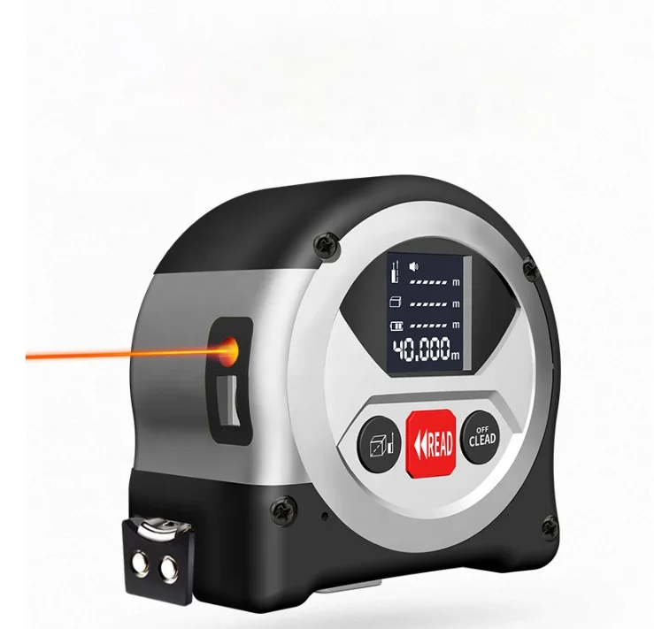 Digital Measuring Tape Laser Distance Meter Multifunctional 2 in 1 5m Range Laser Measure Tape
Digital Measuring Tape Laser Distance Meter Multifunctional 2 in 1 5m Range Laser Measure Tape