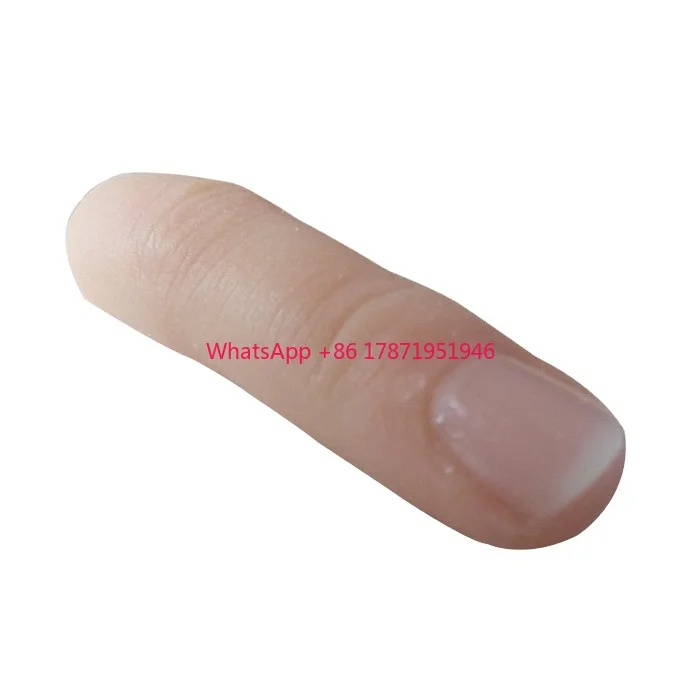Custom Prosthetic Cosmetic Silicone Finger 
Custom Prosthetic Cosmetic Silicone Finger