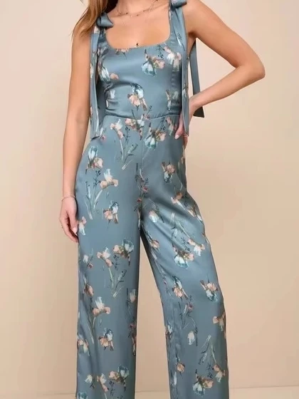 Гладкий атласный комбинезон с принтом, облегающий, с высокой талией, длинными штанинами, для повседневной носки, с вырезом на бедре
Гладкий атласный комбинезон с принтом, облегающий, с высокой талией, длинными штанинами, для повседневной носки, с вырезом на бедре