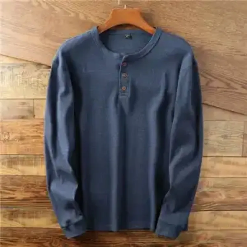 Men's Waffle Knit Henley Neck Long Sleeve T-shirt Solid Color Loose Casual Base Layer Tops M-3XL
Men's Waffle Knit Henley Neck Long Sleeve T-shirt Solid Color Loose Casual Base Layer Tops M-3XL
