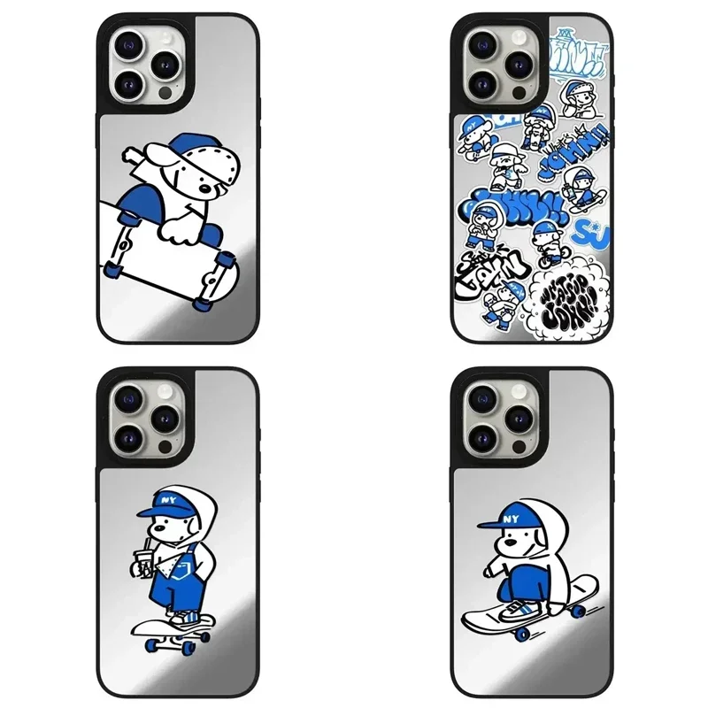 Mirror Surface MagSafe Skateboard Dog Pattern iPhone 11 12 13 14 15 Pro Max Protective Case
Mirror Surface MagSafe Skateboard Dog Pattern iPhone 11 12 13 14 15 Pro Max Protective Case