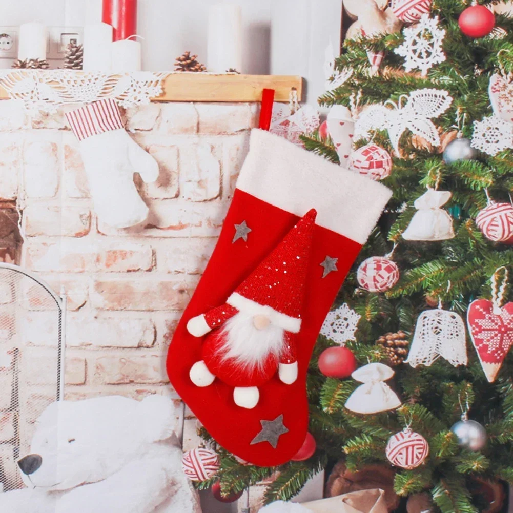 1pcs Christmas Socks Plush Santa Claus Faceless Doll Christmas Stocking For Christmas Trees Walls Doors Fireplaces
1pcs Christmas Socks Plush Santa Claus Faceless Doll Christmas Stocking For Christmas Trees Walls Doors Fireplaces