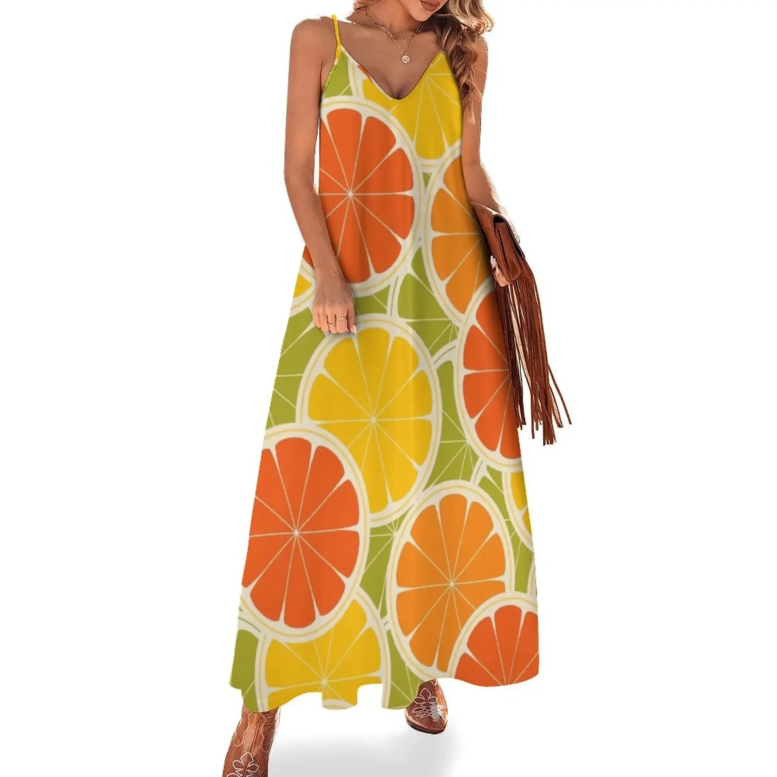 Orange, lemon and grapefruit Sleeveless Dress dress for women summer clothes evening sexy for
Orange, lemon and grapefruit Sleeveless Dress dress for women summer clothes evening sexy for