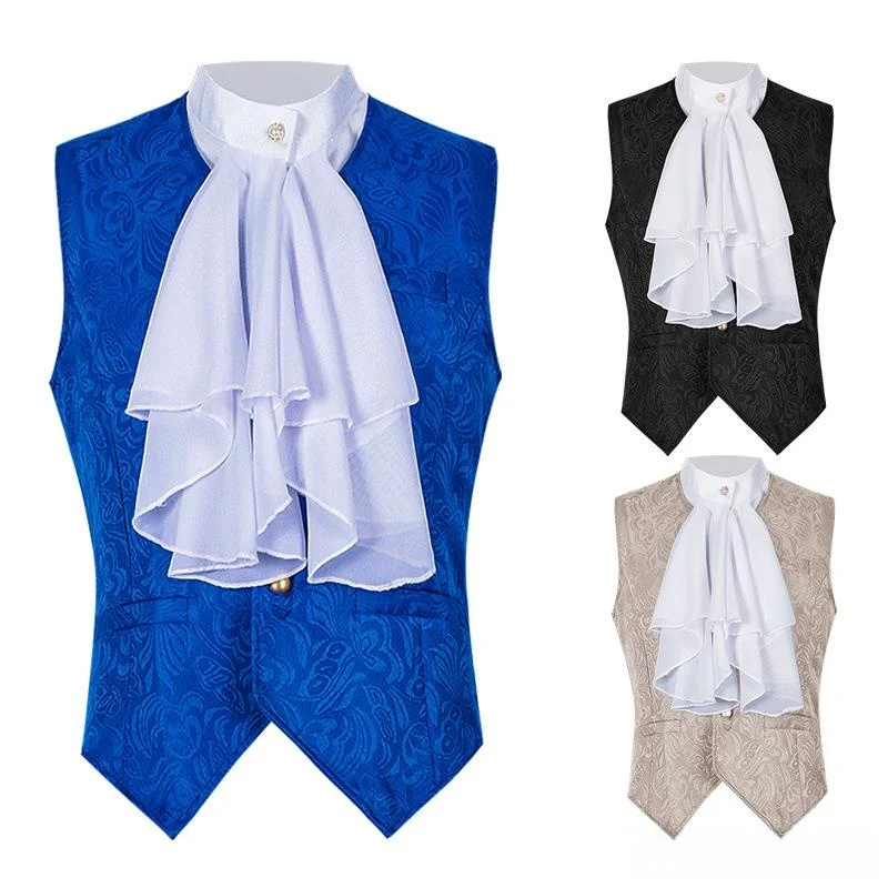 Men's Gothic Style Short Sleeveless Vest Set Floral Embroidery Design Autumn Fashion Seven Sleeve Length Other Material Dominant
Men's Gothic Style Short Sleeveless Vest Set Floral Embroidery Design Autumn Fashion Seven Sleeve Length Other Material Dominant