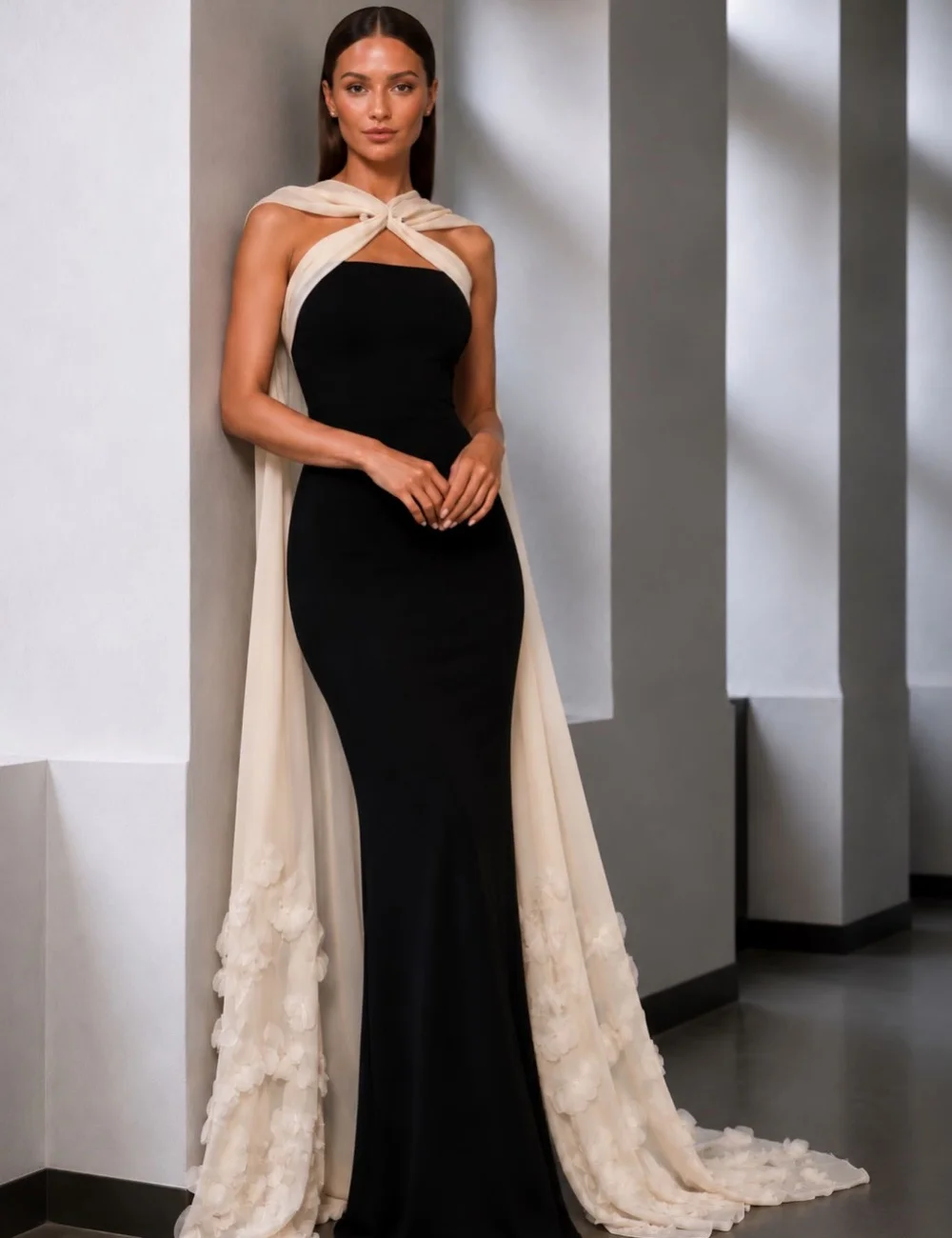 Customized Modest Fashion Jersey Handmade Flower Pleat Ruched Mermaid Strapless Floor-Length Evening Dresses For Birthday Party
Customized Modest Fashion Jersey Handmade Flower Pleat Ruched Mermaid Strapless Floor-Length Evening Dresses For Birthday Party