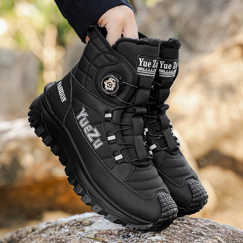 2025 Winter New Swivel Buckle Fleece Waterproof Snow Boots Outdoor Non-slip and Wear-resistant
2025 Winter New Swivel Buckle Fleece Waterproof Snow Boots Outdoor Non-slip and Wear-resistant