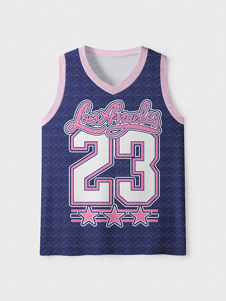 Y2K Pink Star Graphic Basketball Vest Women Harajuku Style Los Angeles Sleeveless T-shirt Summer Casual Sports Tops
Y2K Pink Star Graphic Basketball Vest Women Harajuku Style Los Angeles Sleeveless T-shirt Summer Casual Sports Tops