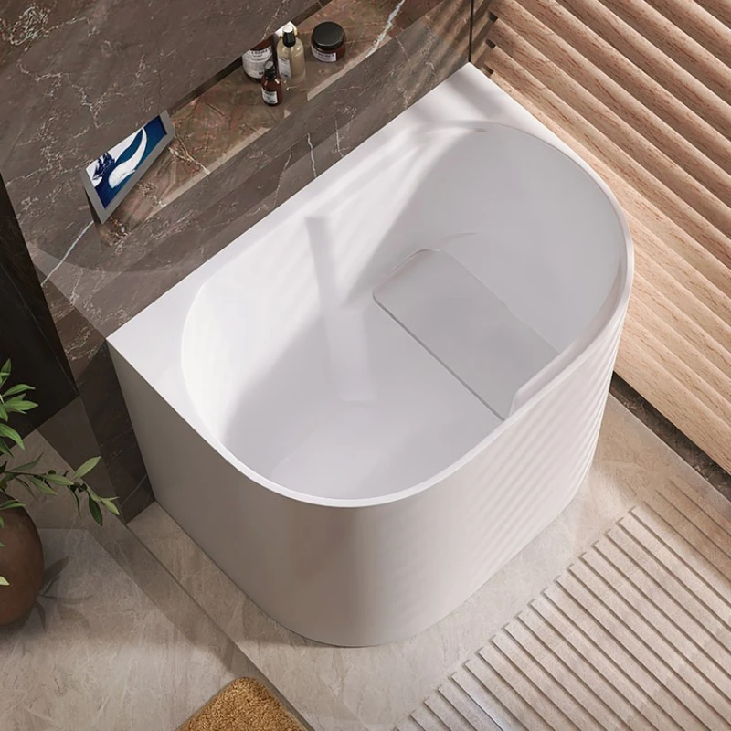 Super deep small bathtub small apartment household acrylic independent seamless integrated Japanese mini small movable
Super deep small bathtub small apartment household acrylic independent seamless integrated Japanese mini small movable