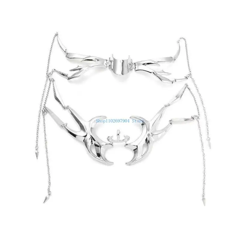 N7YF 2Pcs Industrial Metal Face Mask Chin Guard Cosplay Photography Accessory
N7YF 2Pcs Industrial Metal Face Mask Chin Guard Cosplay Photography Accessory