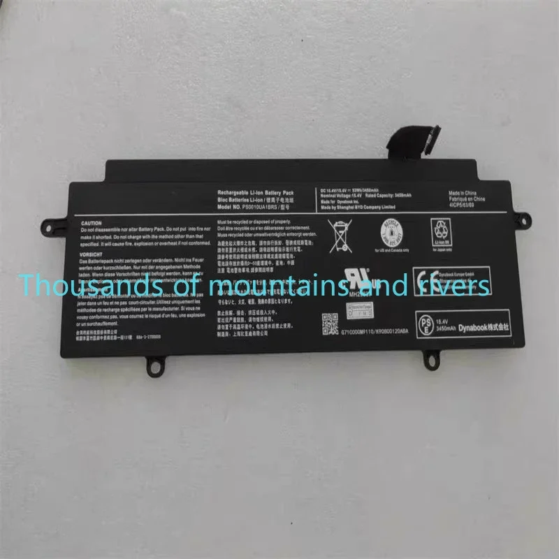 PS0010UA1BRS PS0011UA1BRS 15,4 В 53 Втч 3450 мАч Аккумулятор для ноутбука Toshiba Dynabook Portege X30W-J X30L-J Tablet PC
PS0010UA1BRS PS0011UA1BRS 15,4 В 53 Втч 3450 мАч Аккумулятор для ноутбука Toshiba Dynabook Portege X30W-J X30L-J Tablet PC