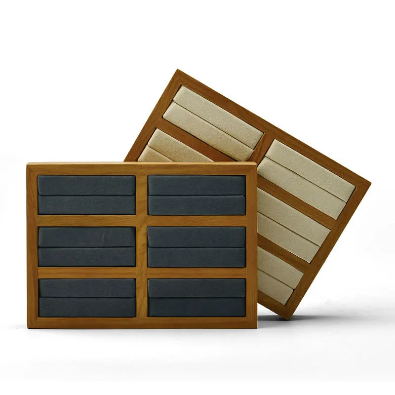 Solid wood 6-compartment jewelry tray, ring stud earrings, earrings, bracelet storage tray, jewelry display prop
Solid wood 6-compartment jewelry tray, ring stud earrings, earrings, bracelet storage tray, jewelry display prop