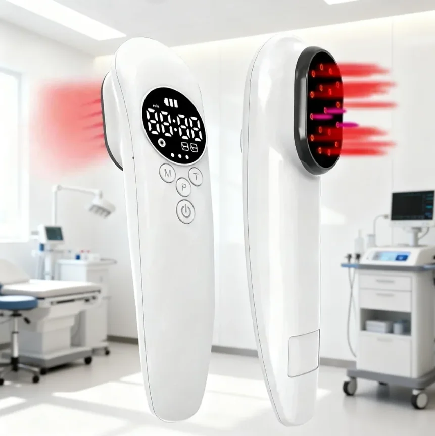 Устройство для лазерной терапии боли в теле 3x808nm LLLT, физиотерапевтическое оборудование для облегчения боли в коленях, артрит, замороженное плечо, боль в домашних животных
Устройство для лазерной терапии боли в теле 3x808nm LLLT, физиотерапевтическое оборудование для облегчения боли в коленях, артрит, замороженное плечо, боль в домашних животных