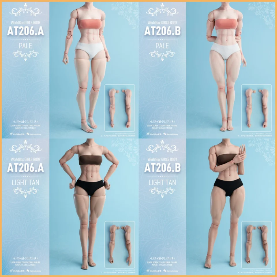 New Stock Worldbox AT206 1/6 Female Muscle Replaceable Joint Body Strong Fat Leg 27cm PaleLight Tan Skin Action Figure Model Toy
New Stock Worldbox AT206 1/6 Female Muscle Replaceable Joint Body Strong Fat Leg 27cm PaleLight Tan Skin Action Figure Model Toy