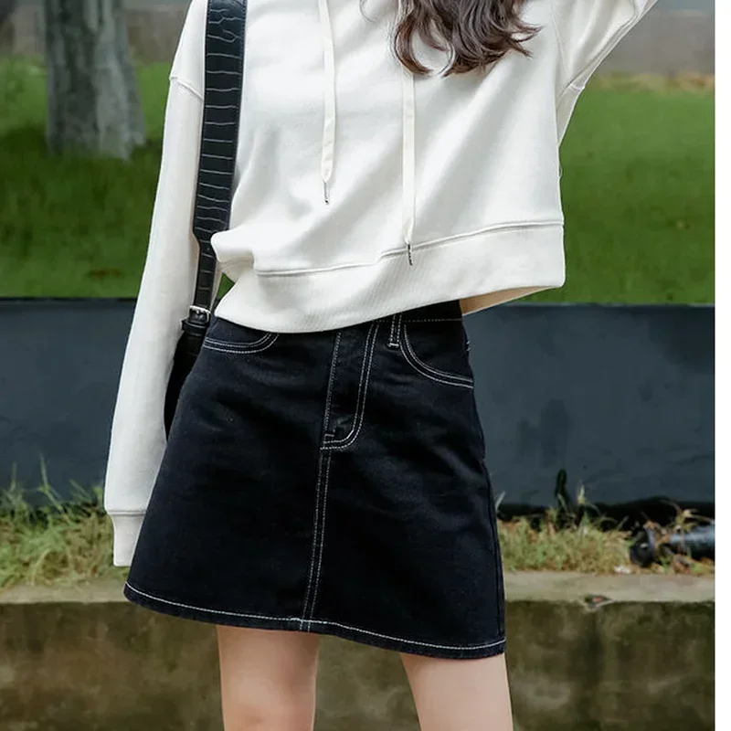 Sexy E Girl Women Denim Mini Skirt High Waist 2024 Summer Fashion Y2K A-Line Black Skirt Korean Harajuku Cotton Jeans Skirts
Sexy E Girl Women Denim Mini Skirt High Waist 2024 Summer Fashion Y2K A-Line Black Skirt Korean Harajuku Cotton Jeans Skirts