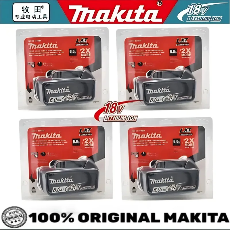 Original genuine Makita 18V Battery for 6Ah Battery BL1860 BL1850B BL1850 BL1840 BL1830B Makita Replacement Lithium Battery
Original genuine Makita 18V Battery for 6Ah Battery BL1860 BL1850B BL1850 BL1840 BL1830B Makita Replacement Lithium Battery