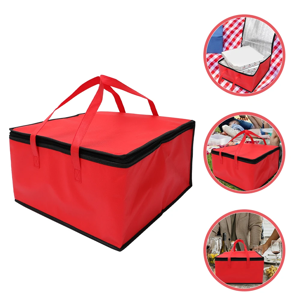 2Pcs Insulated Food Travel Bag Cooler Bag For Seafood Cake Pizza Catering Delivery Bag Thermal Insulation Carrier 
2Pcs Insulated Food Travel Bag Cooler Bag For Seafood Cake Pizza Catering Delivery Bag Thermal Insulation Carrier
