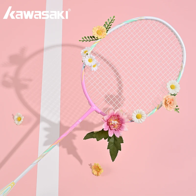 Kawasaki Carbon Composite Lightweight Badminton Racket Professional Amateur Training Singles Racket Badminton Practice Racket
Kawasaki Carbon Composite Lightweight Badminton Racket Professional Amateur Training Singles Racket Badminton Practice Racket
