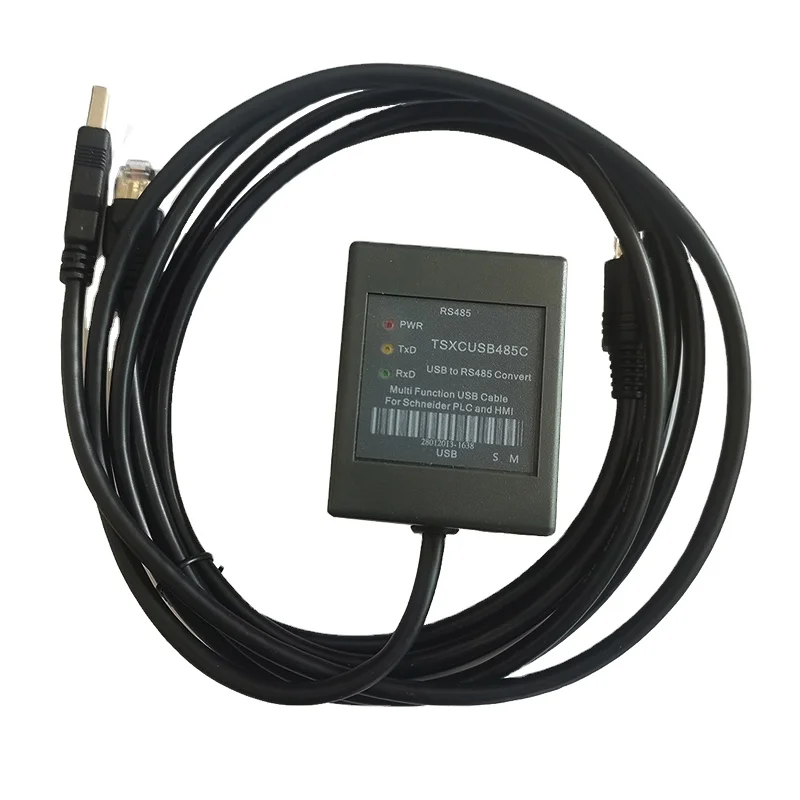 TSXCUSB485C Multi-function USB Cable USB to RS485 Converter for Schenider PLC and HMI Include Cable TSXCRJMD25
TSXCUSB485C Multi-function USB Cable USB to RS485 Converter for Schenider PLC and HMI Include Cable TSXCRJMD25