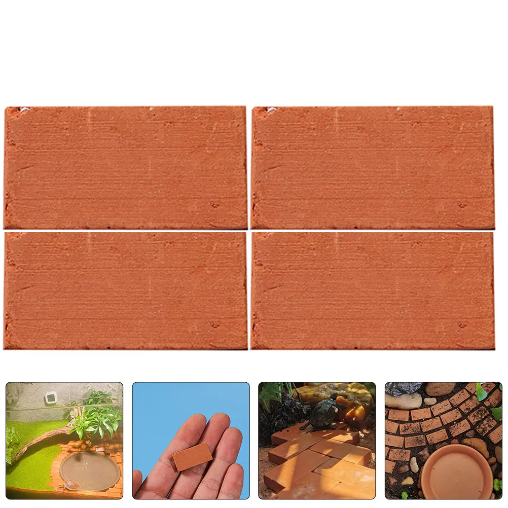 40Pcs Miniature Brick Rectangular Red Soil Faux Wall Decors DIY Micro Landscaping Fish Tank Accessories DIY Miniature Bricks
40Pcs Miniature Brick Rectangular Red Soil Faux Wall Decors DIY Micro Landscaping Fish Tank Accessories DIY Miniature Bricks
